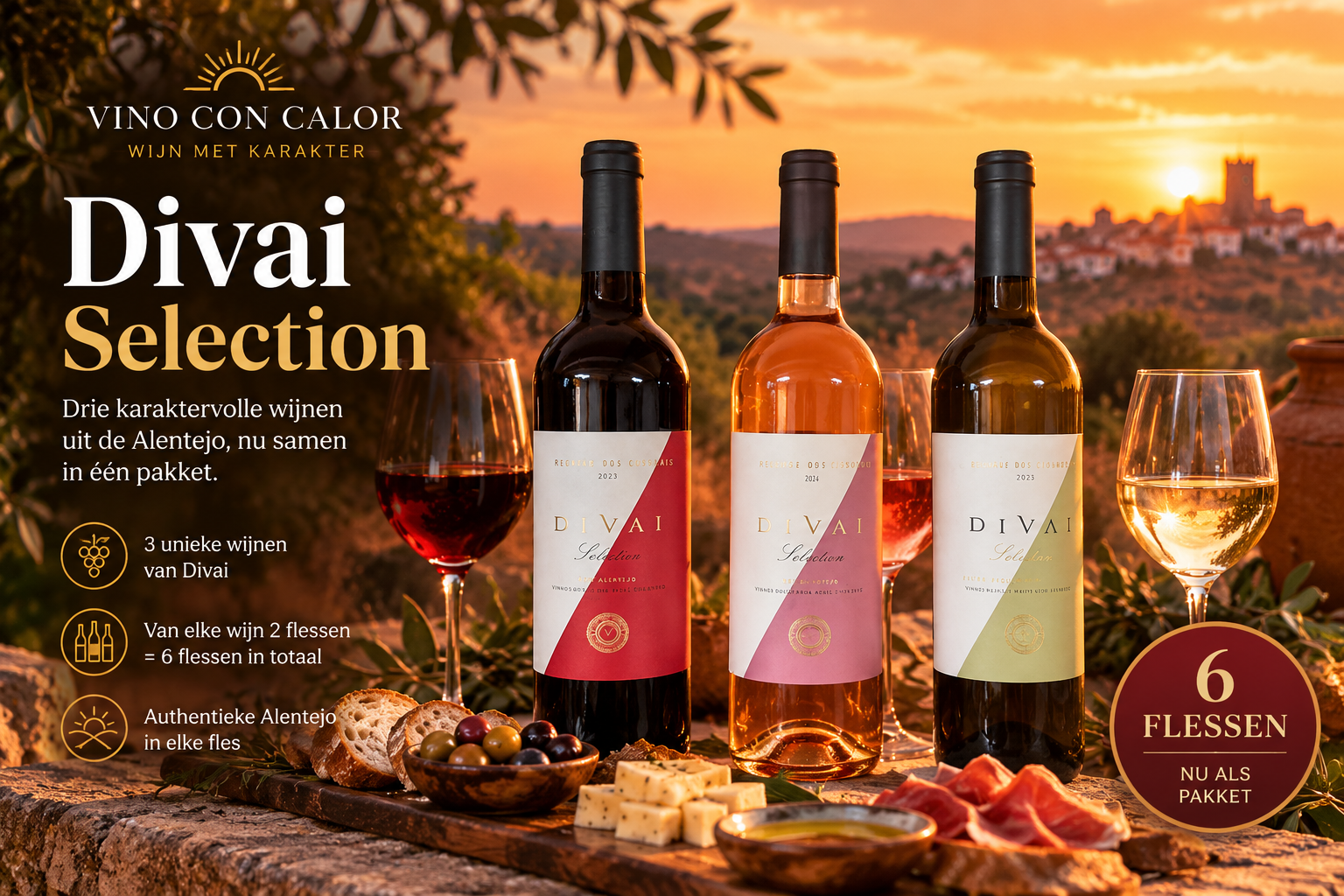 Divai Selection – 6 flessen (3×2)